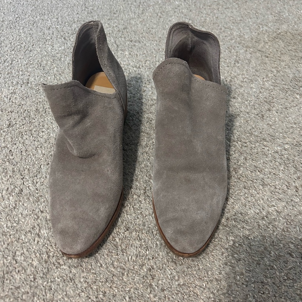 Dolce Vita Gray Ankle Boots